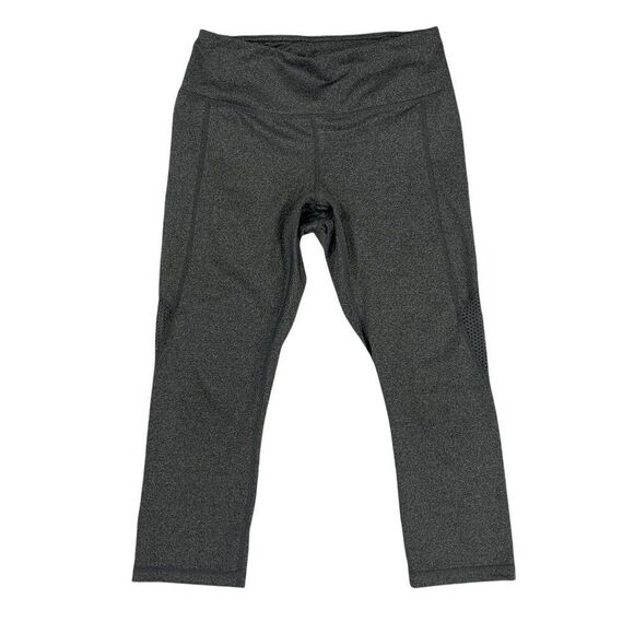 Reebok Tights Women's Size Small‎ Heather Gray Athletic Yoga Leggings - Picture 1 of 12